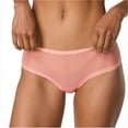 thumbnail image 3 of Victoria's Secret No-Show Stripe Mesh Cheeky Panty in Just Peachy - Ladies Small, 3 of 3