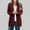 1#Wine, variant on Women's Long Sleeve Loose Knit Cable Open Front Button Down Cardigan Sweater Outerwear Coat Fashion Solid Loose Long Sleeves Blouse Cardigan Coat with Pockets