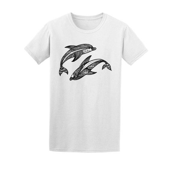 Sea Dolphin Tribal Body Tee Men's -Image by Shutterstock
