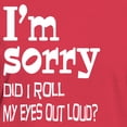 thumbnail image 3 of CafePress - Roll My Eyes Women's Dark T Shirt - Women's Traditional Fit Dark T-Shirt, 3 of 4