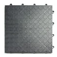 thumbnail image 1 of GarageDeck Coin Pattern Durable Copolymer Interlocking Modular Non-Slip Garage Flooring Tile (48 Pack) Graphite, 1 of 4