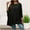 Black, variant on Sentmoon Cute Tops for Women Crew Neck Long Sleeve Womens Tshirt Oversized Breathable Loose Solid Color Fall Clothes Women Streetwear for Winter Warm XXXL