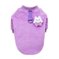 thumbnail image 3 of CBFFDC Winter Pet Outfits Pet Clothes Comfortable Winter Dog Pullover Cartoon Pattern Decor with Traction Ring for Cold Weather, 3 of 6