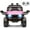 Pink, variant on M optimized 12V Kids Ride On Car Truck w/Parent Remote Control, Spring Suspension, LED Lights, AUX Port, Music, 1.8-3.7 MPH for Boys Girls Aged 3-8