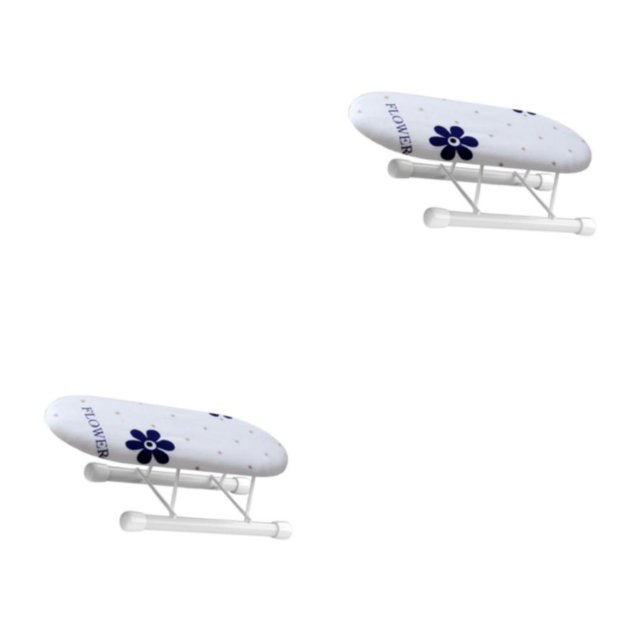 Maytalsory Convenient Tabletop Ironing Board with Removable Sleeve for Ironing Accessories Style A 2Set