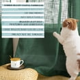 thumbnail image 2 of Cortinas SHINELAND de lino sintético transparente de color verde esmeralda, 213 cm, 2 paneles, 2 of 9