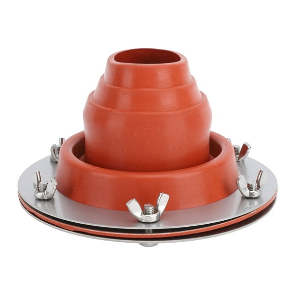Stove Jack Kit for Tent, High Temp Silicone Pipe Boot Flashing Roof Flue Kit for Stove Yurt Frontier Compatible with Triple Wall Pipe Sections for Bell Tent Yurt Wood Burner Travel