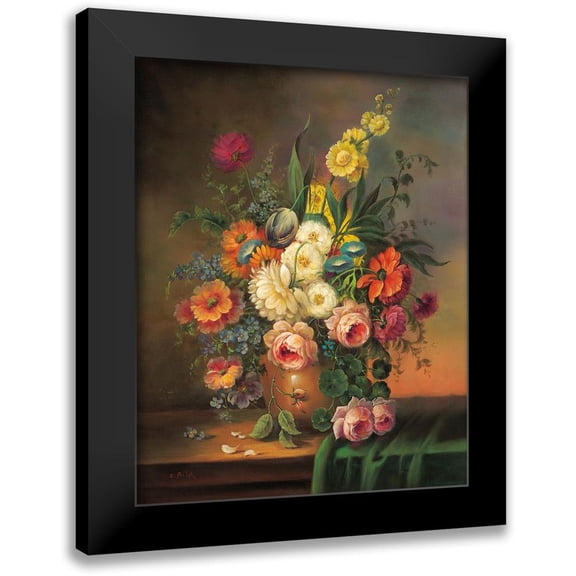 Pila 12x14 Black Modern Framed Museum Art Print Titled - DUTCH STYLE CLASSICS II