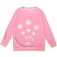 thumbnail image 4 of MIASHUI Chandail à Capuchon et Chandails en Molleton pour Filles - Automne Hiver Imprimé de Noël Col Rond Manches Longues Chandail en Molleton Décontracté pour Filles, 4 of 4