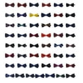 thumbnail image 3 of kurtrusly Men Colorful Pattern Formal Necktie Adult Male Business Meeting Wedding Polyester Yarn Bowtie, 3 of 9