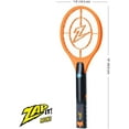 thumbnail image 3 of ZAP IT! Bug Zapper Twin Pack - Rechargeable Mosquito, Fly Killer and Bug Zapper Racket - 4,000 Volt - USB Charging, Super-Bright LED Light to Zap in The Dark - Safe to Touch (Twin Mini, Orange), 3 of 6