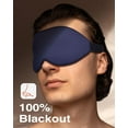 thumbnail image 3 of NestE Sleep Mask for Side Sleeper, Eye Mask for Sleeping Women Men, 3D Contoured Cup No Eye Pressure 100% Light Blocking Sleeping Mask with Adjustable Strap Night Blindfold Flight, Travel, Nap, Blue, 3 of 13