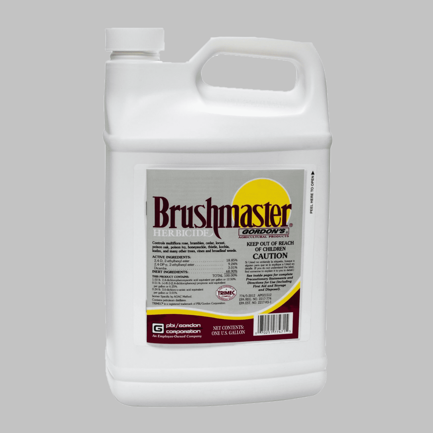 Brushmaster Herbicide - 128 fl oz Jug by PBI-Gordon