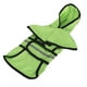 thumbnail image 3 of Chubasquero para perros Poliéster Chaqueta con capa de lluvia para mascotas Raya reflectante Impermeable Transpirable Verde brillante L, 3 of 5