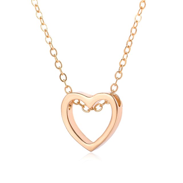 Xihbxyly En Oferta o Liquidación Collar con Colgante de Corazón para Mujer, Joyería, Cadena de Aleación