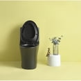 thumbnail image 4 of MADETEC One Piece Toilet with Comfort Chair Seat, Elongated Dual Flush 1.1/1.6 GPF and MAP 1000g, Matt Black Toilet Bowl, 4 of 5