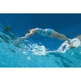 thumbnail image 2 of Posterazzi DPI1889171 Underwater View of Woman Diving Into Pool Poster Print, 19 x 12, 2 of 4