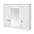 thumbnail image 6 of Tcbosik Bathroom Cabinet with Mirror, Wall Mounted Storage Cabinet with Doors and Adjustable Shelves, Medicine Cabinet for Kitchen, Laundry Room, White, 6 of 10