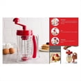 thumbnail image 3 of Dispensador de Masa para Cupcakes, Panqueques, Pasteles, Crema, 900 Ml, Embudo, Medidora, 3 of 5