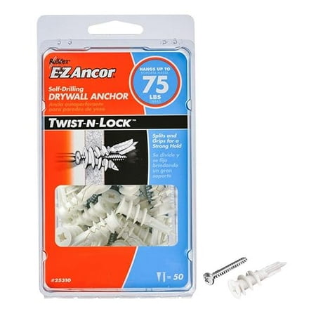 

ITW Brands 25310 50 pack 75lb Drywall Anchor