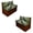 Crocodile, variant on ZUXONGSY Turtle Starfish Print 4 Pcs RV Dinette Cushion Covers Elastic Camper Seat Covers Dinette Booth Stretch Loveseat Sofa Chair Cover Furniture Protector for RV Camper Car Bench