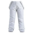 thumbnail image 1 of Women Men Ski Pants Windproof Waterproof Insulated Overalls for Outdoor Snowboarding, 1 of 6