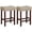 Beige-24", variant on Costway Set of 2 Bar Stools Counter Height Saddle Kitchen Chairs with Wooden Legs  Off-White + Brown