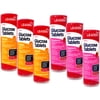 Leader Glucose Tablets, Fast Acting, On-The-Go, Raspberry and Orange Flavor, 6 x 10-Count Tubes