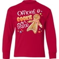 thumbnail image 3 of Inktastic Official Cookie Tester Cute Gingerbread Long Sleeve Youth T-Shirt, 3 of 5