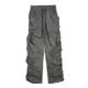 thumbnail image 3 of Pantalones cargo para hombre, pantalones grises con pliegues, estilo hip hop, para otoño, baratos, holgados, estilo coreano, estilo Harajuku, corte regular, de diseñador, 3 of 5