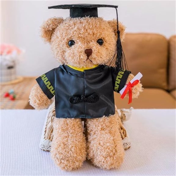 A Graduation Panda Plush Stuffed Animal Toy Class Of 2023 With Cap And Gown Soft Doll Commencement Gift