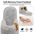 thumbnail image 4 of Ecetana Women's Fuzzy Slippers Indoor Cozy Soft Memory Foam Slip On House Shoes for Women, 4 of 7