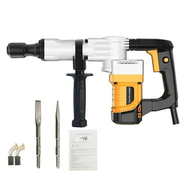 AQMD Demolition Jack Hammers, 1200W Concrete Breaker Electric Hammer Drills with Chisel Bit for Trenching, Chipping, Breaking Holes