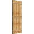 thumbnail image 2 of 26 7/8"W X 69"H Timbercraft Five 5 3/8" Boards Joined Board-N-Batten Shutters, Rough Sawn Western Red Cedar (Per Pair), 2 of 13