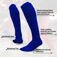 thumbnail image 3 of 2 Pairs Ultra Long Over Knee Scrunch Socks Soccer Socks Thicken Breathable For Baseball Softball Football, 3 of 5