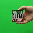 thumbnail image 2 of Straight Outta Sinaloa Embroidered Iron On Patch, 2 of 2