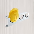 thumbnail image 1 of Soporte para casco, soporte para casco montado en la pared, soporte para casco de acero resistente, fijador de sombrero duro para sala de estar, 1 of 8