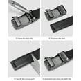 thumbnail image 6 of Maikun Belts for Men Ratchet Belt with Automatic Sliding Buckle for Casual Leather Belt, 6 of 6