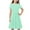 Green, variant on Ashirexll Summer Dresses for Teens, Girls Dresses Size 10-12, Kids' Casual Solid Color Short Sleeve Round Neck Summer Dress with Pockets A-Line Long Dress for Girls 4-14