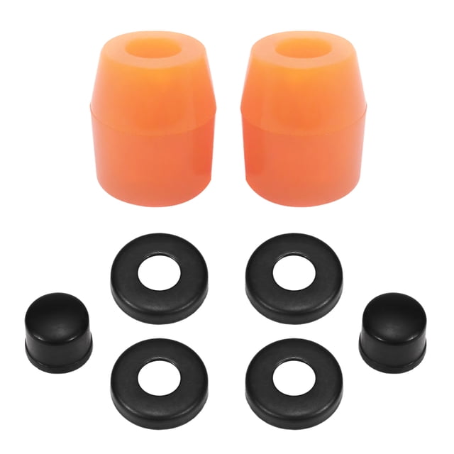 Bujes de monopatín Bujes de monopatín Kit de reconstrucción de camión de Longboard Bujes Arandelas Copas de pivote para 2 camiones 1 1