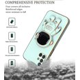 thumbnail image 5 of Compatible with Samsung A71 Case Silicone TPU Plating, Samsung Galaxy A71 Cases Cute Astronaut Pattern Phone Case with Stand (Green), 5 of 13