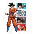 thumbnail image 6 of Dragon Ball Super Goku & Character Panels Crew Neck Sleeveless Men's White Tank Top, 6 of 7