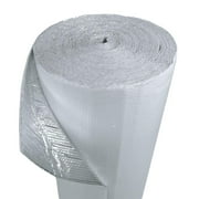 US Energy Products 400 sqft 2ft x 200ft White Double Bubble Reflective Aluminum Insulation Roll Solid Metal Building Vapor Barrier