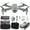Grey, variant on Black Drone With 1080P Hd Fpv Camera Foldable Rc Quadcopter Wifi Remote Control Toy With Altitude Hold