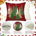 thumbnail image 6 of Christmas Pillow Covers 16x16 Inch Set of 2 Christmas Tree Decorative Red Throw Pillows Winter Christmas Decor for Home Couch TH-50C16, 6 of 6