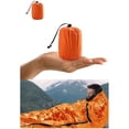 thumbnail image 1 of LLC Sac de Couchage d'Urgence - Couvertures Thermiques en Aluminium pour Survie, Camping, Randonnée et Randonnée, 1 of 5