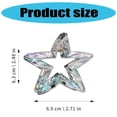 thumbnail image 5 of Modern Geometric Hollow Star Hair Claw Clip Stylish Hairpin For Teens Women, 5 of 18