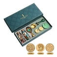 thumbnail image 3 of Kit de caja de sello de cera retro Perlas de sellado Sobre de sello de cera Regalos de embalaje de boda Hugtrwg Para estrenar, 3 of 8