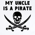 thumbnail image 2 of CafePress - My Uncle Is A Pirate Body Suit - Baby Light Bodysuit, Size Newborn - 24 Months, 2 of 4