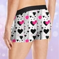 thumbnail image 6 of Ousvtion Valentine's Day Mens Trunks Love Heart Print Boxer Briefs Valentines Rose Boxers Underwear Comfort Soft Brief Gift for Men Clearance Deals,B09-Pink,X-Large, 6 of 7